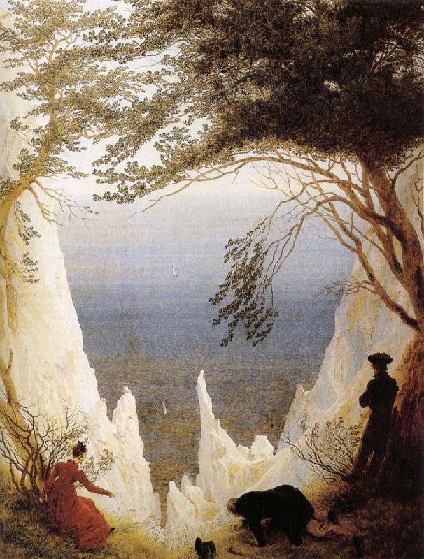 Caspar David Friedrich Chalk Cliffs on Rugen China oil painting art